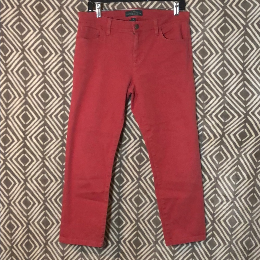 Lauren Jeans Co Cropped Modern Straight Jean SZ:10